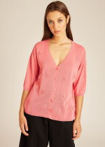 cardigan fucsia